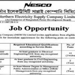 NESCO Job Circular 2021