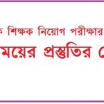 প্রাথমিক শিক্ষক নিয়োগ পরীক্ষার শেষ সময়ের প্রস্তুতির কৌশল!