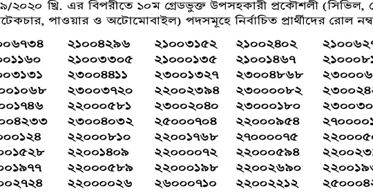 তিতাস গ্যাস ট্রান্সমিশন এন্ড ডিষ্ট্রিবিউশন কোম্পানী লিমিটেডের পরীক্ষার ফলাফল প্রকাশ