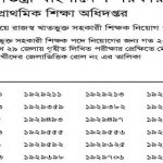 ২য় ধাপের প্রাথমিক সহকারী শিক্ষক নিয়োগ পরীক্ষার ফলাফল প্রকাশ