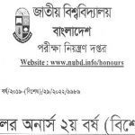 জাতীয় বিশ্ববিদ্যালয় অনার্স ২য় বর্ষ বিশেষ পরীক্ষার ফরম পূরণ নোটিশ প্রকাশ (২০১৯)