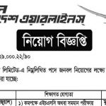 বিমান বাংলাদেশ এয়ারলাইন্স লিমিটেড এর নতুন নিয়োগ বিজ্ঞপ্তি প্রকাশ