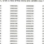 বাংলাদেশ গ্যাস ফিল্ডস কোম্পানি লিমিটেড এর পরীক্ষার ফলাফল প্রকাশ