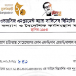 সরকারিভাবে জর্ডানে গার্মেন্টস এ নিয়োগ বিজ্ঞপ্তি প্রকাশ